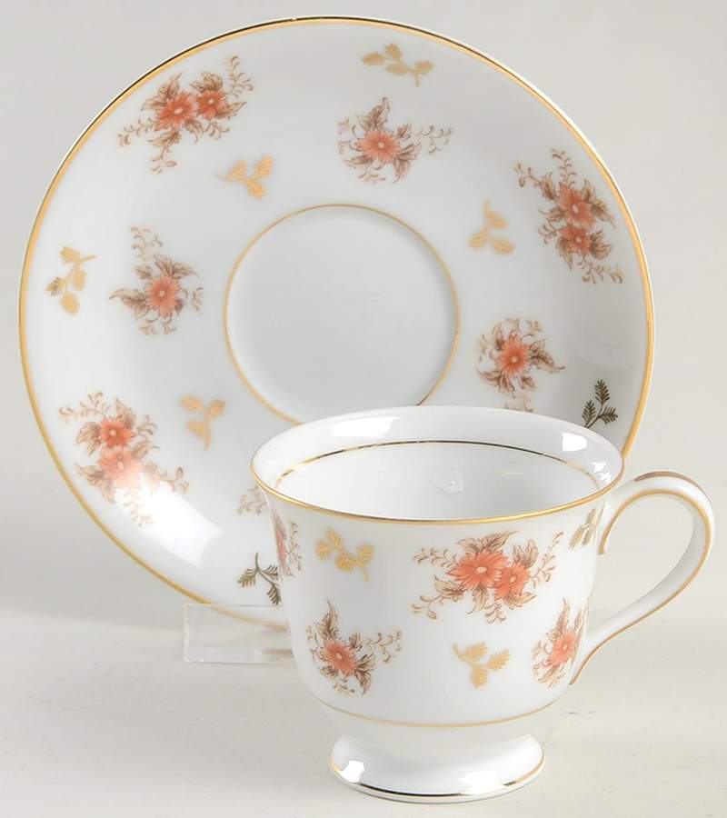 Dulcy Footed Demitasse Cup & Saucer Set by Noritake-1