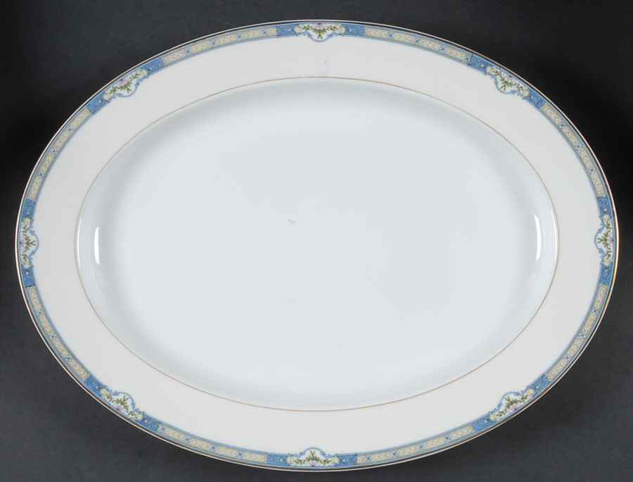 Duluth 16" Oval Serving Platter by Noritake-1