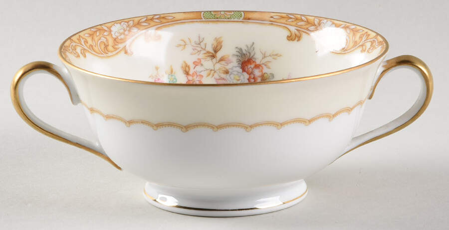 Durena Footed Cream Soup Bowl by Noritake-1