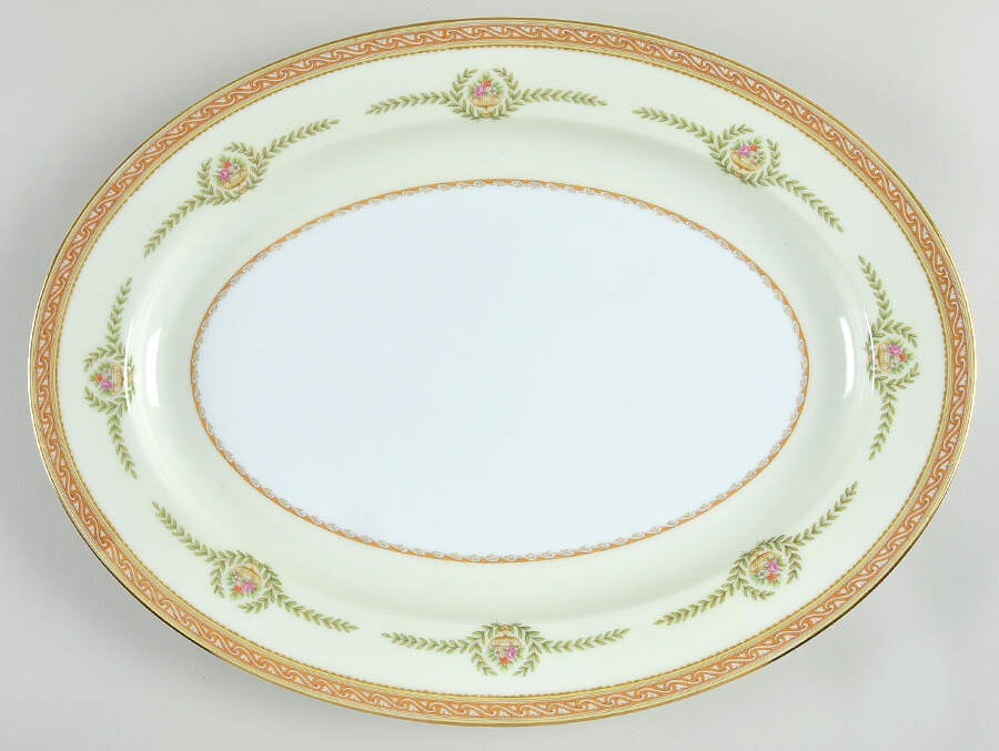 Durer 16" Oval Serving Platter by Noritake-1