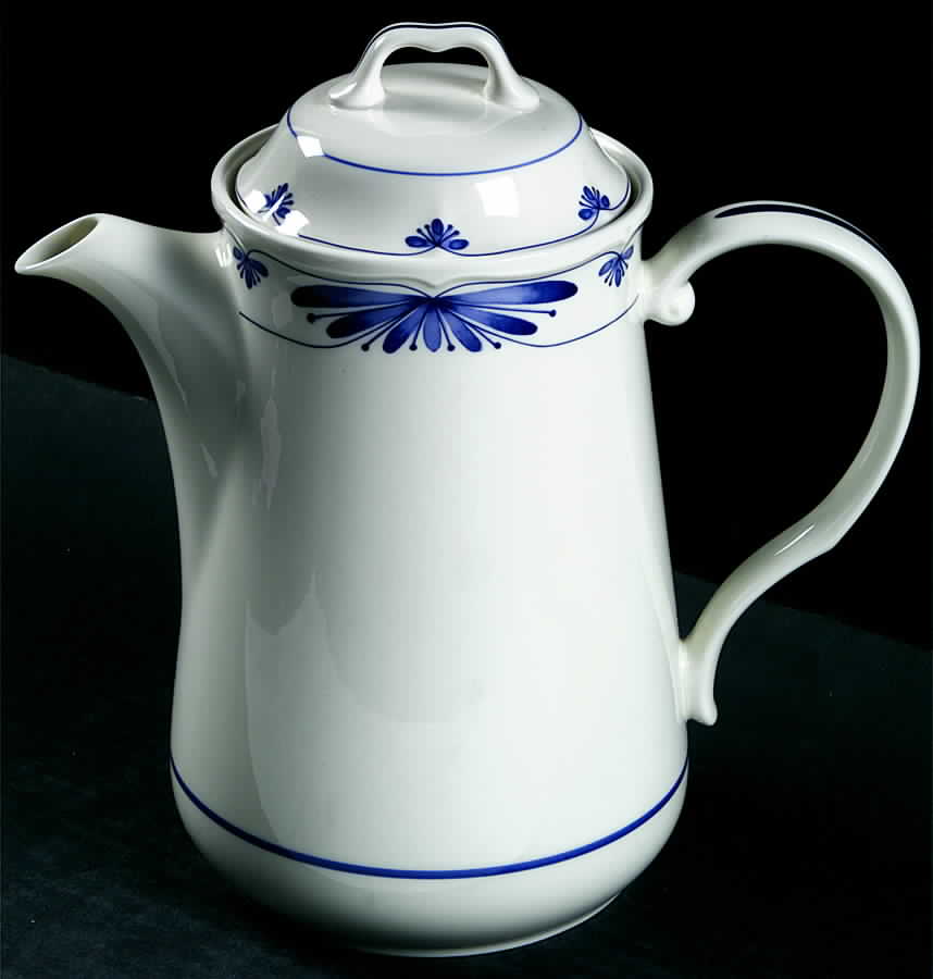 Dutch Tile Tea/Coffee Pot & Lid by Noritake-1