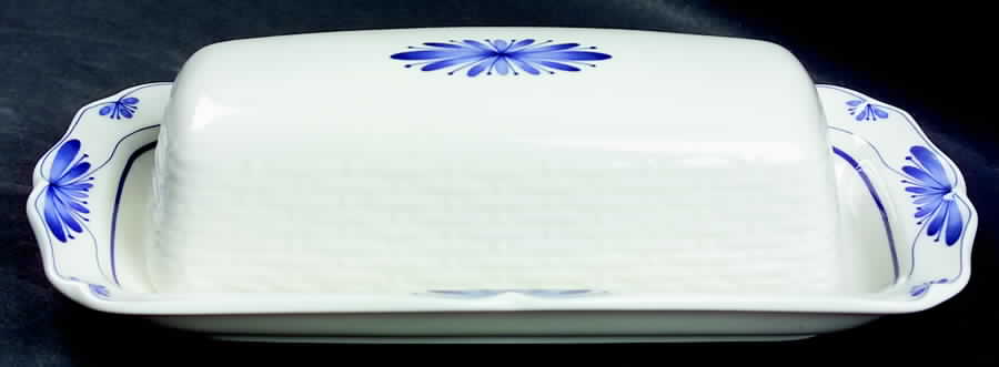 Dutch Tile 1/4 Lb Covered Butter by Noritake-1