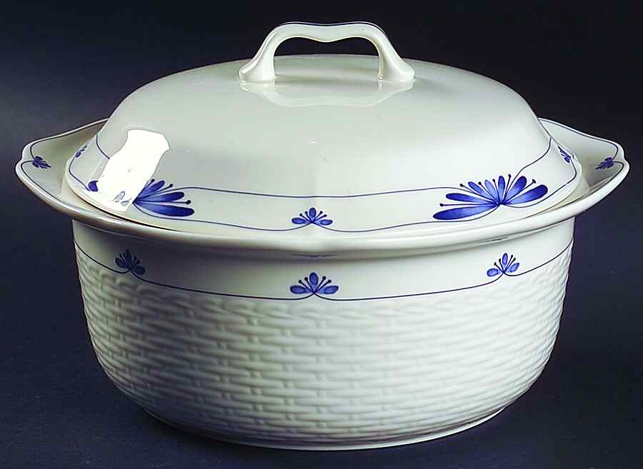 Dutch Tile 2qt Round Covered Casserole (Uses the Rv9s As Base by Noritake-1