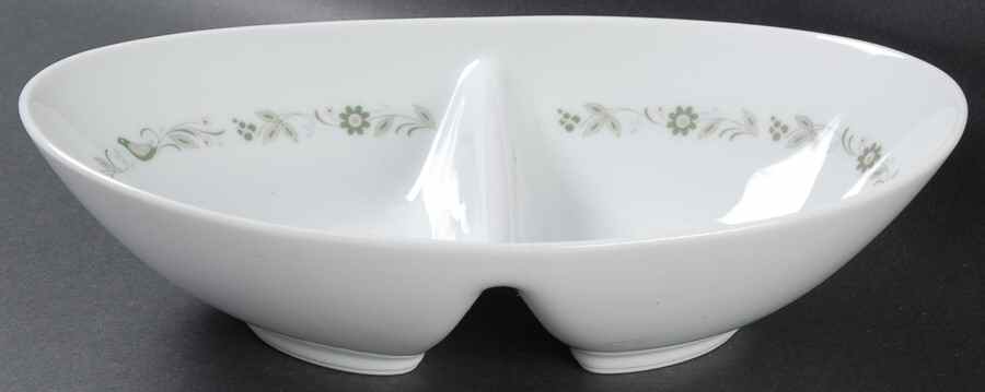 Dutch Treat 10" Oval Divided Vegetable Bowl by Noritake-1