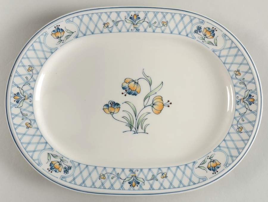 Dutch Weave 13" Oval Serving Platter by Noritake-1