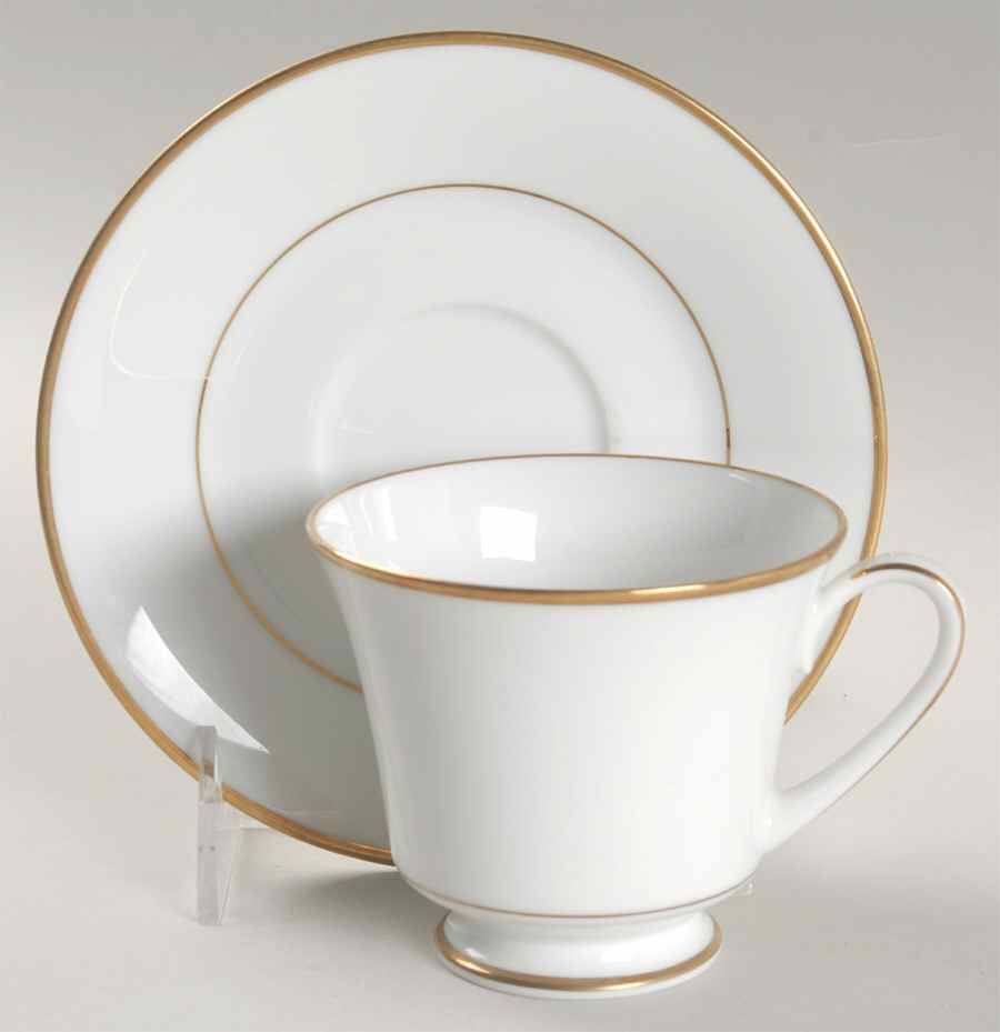 Dynasty Footed Cup & Saucer Set by Noritake-1