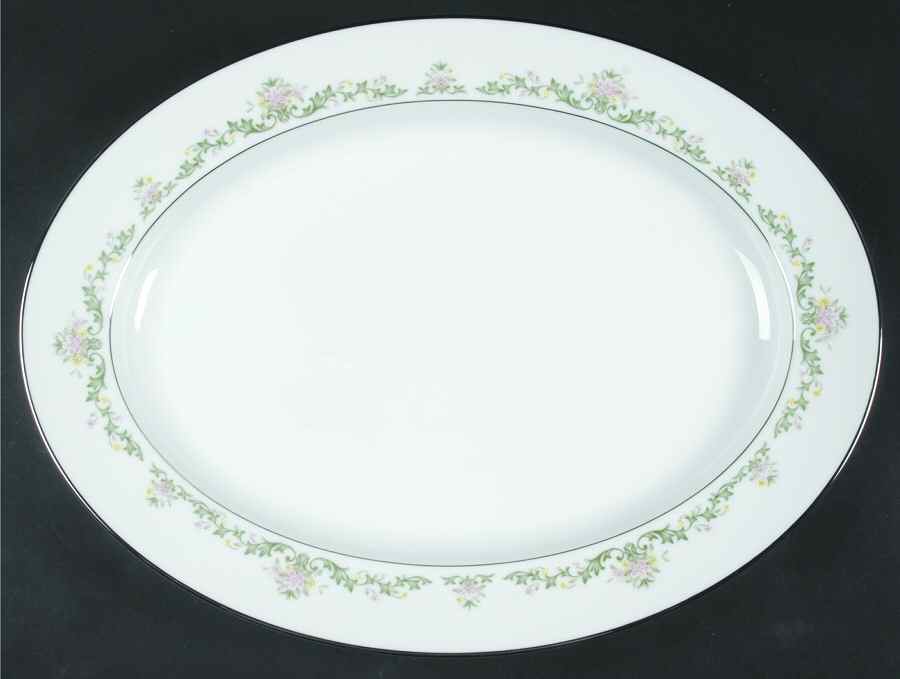 Early Spring 16" Oval Serving Platter by Noritake-1