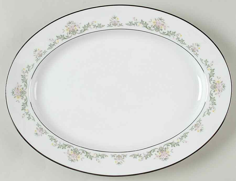 Early Spring 13" Oval Serving Platter by Noritake-1