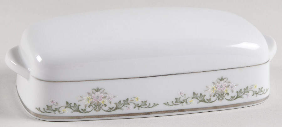 Early Spring Lid for 1/4 Lb Butter by Noritake-1