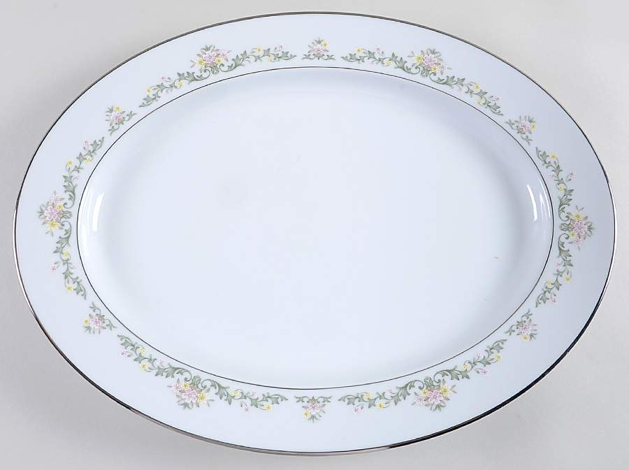 Early Spring 16" Oval Serving Platter by Noritake-1