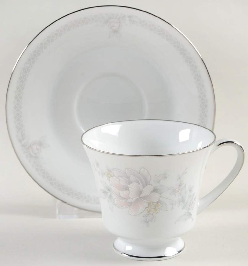 Easthampton Footed Cup & Saucer Set by Noritake-1