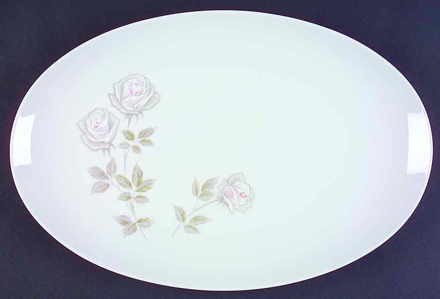 Edenrose 16" Oval Serving Platter by Noritake-1