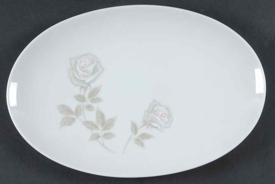 Edenrose 12" Oval Serving Platter by Noritake-1