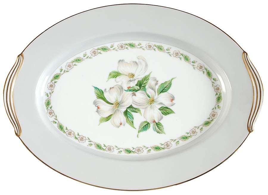 Edgemont 11" Oval Serving Platter by Noritake-1