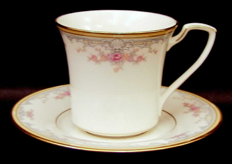 Edgewater Flat Cup & Saucer Set by Noritake-1