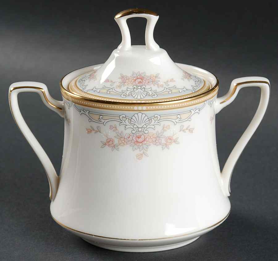 Edgewater Sugar Bowl & Lid by Noritake-1