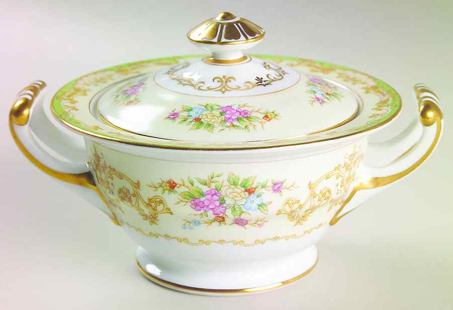 Edinboro Sugar Bowl & Lid by Noritake-1