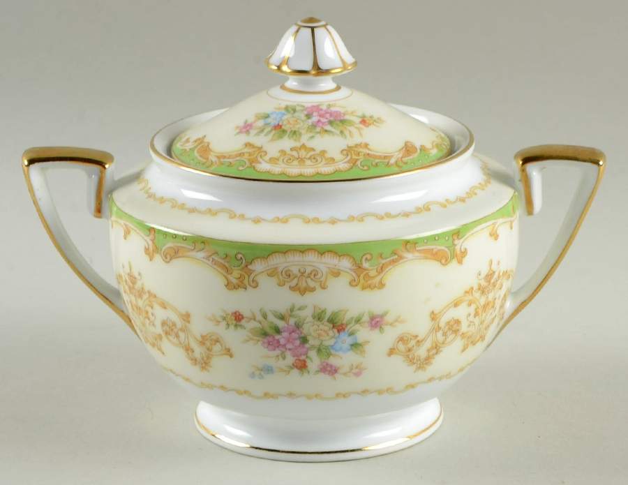 Edinboro Sugar Bowl & Lid by Noritake-1
