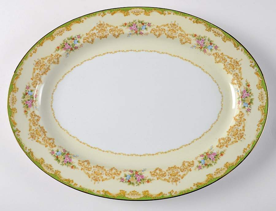 Edinboro 16" Oval Serving Platter by Noritake-1