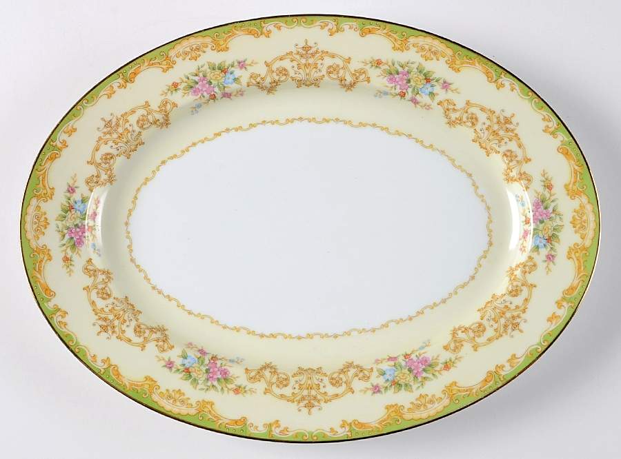 Edinboro 11" Oval Serving Platter by Noritake-1