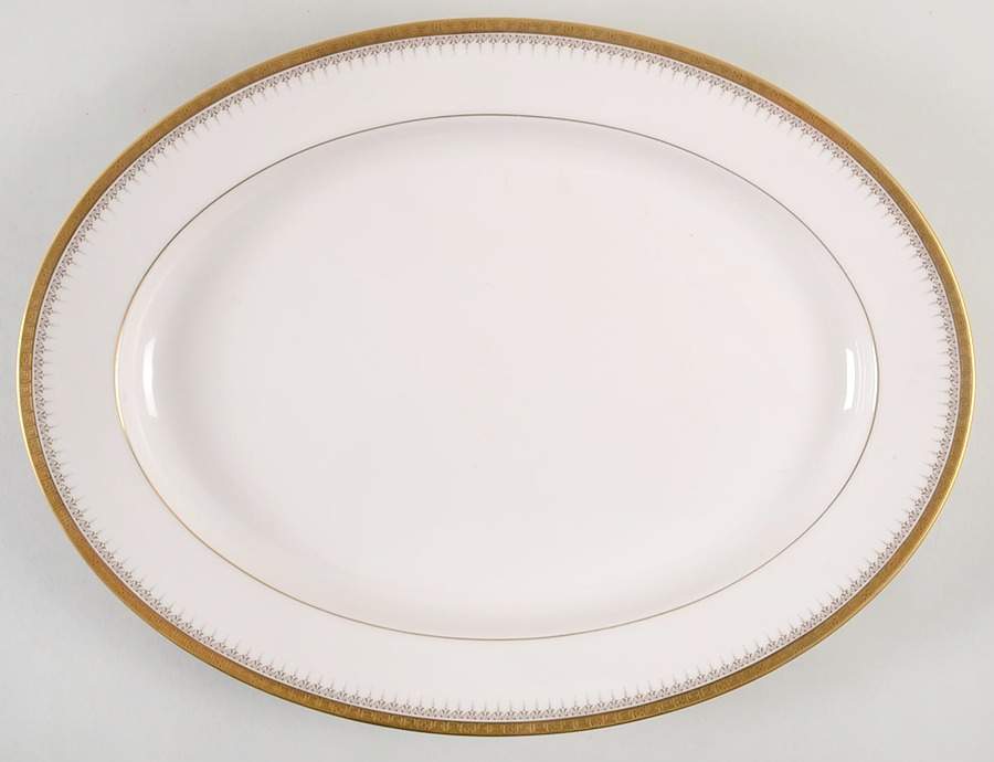 Edinburgh 16" Oval Serving Platter by Noritake-1