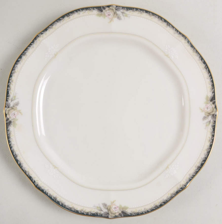 Edwardian Rose Salad Plate by Noritake-1