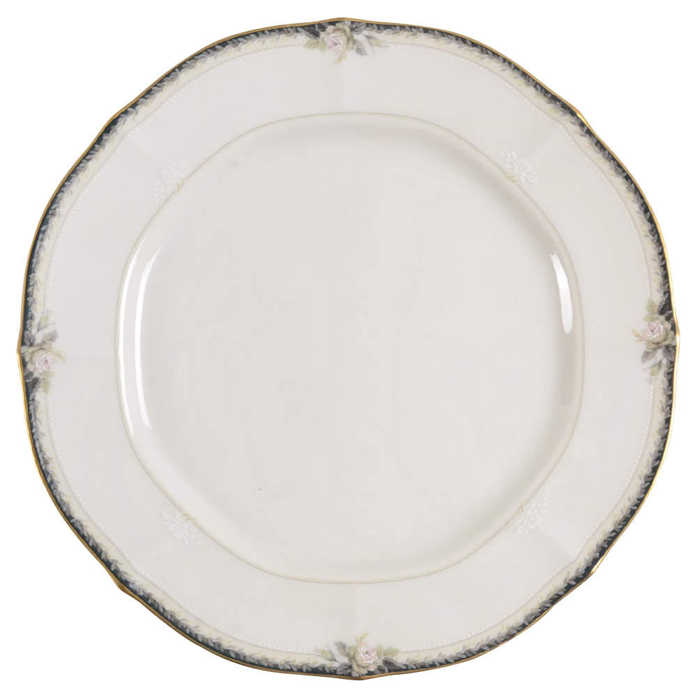 Edwardian Rose Dinner Plate by Noritake-1