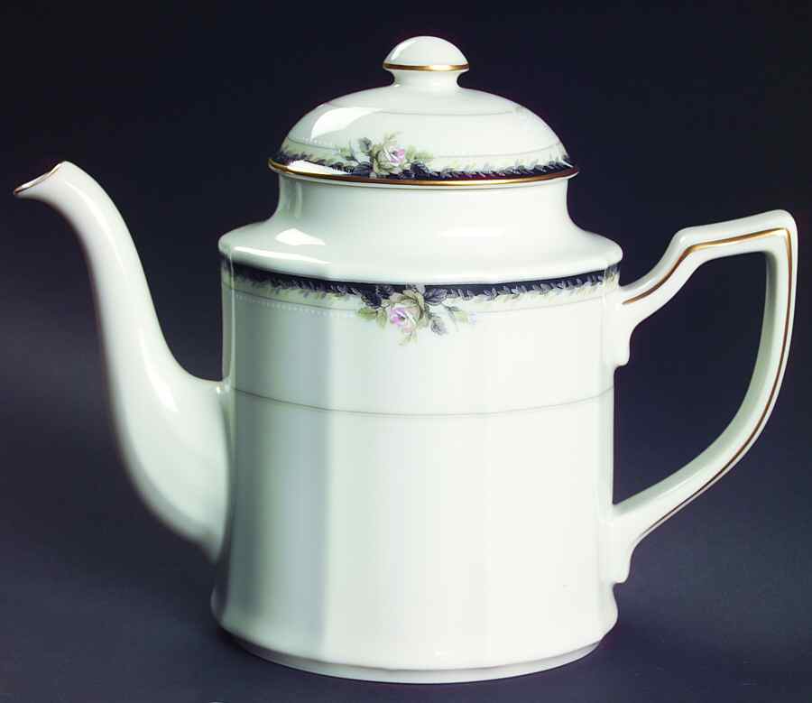 Edwardian Rose Tea/Coffee Pot & Lid by Noritake-1