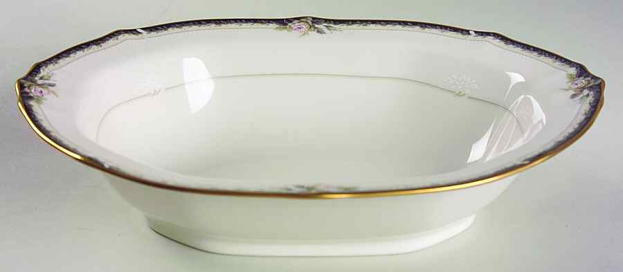 Edwardian Rose 10" Oval Vegetable Bowl by Noritake-1