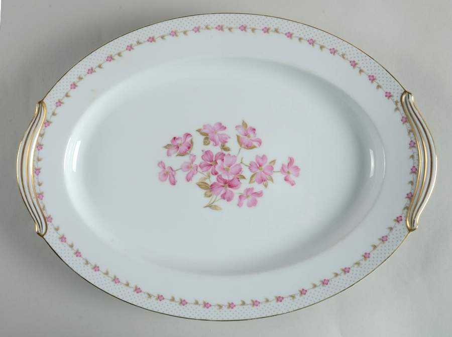 Elaine 16" Oval Serving Platter by Noritake-1