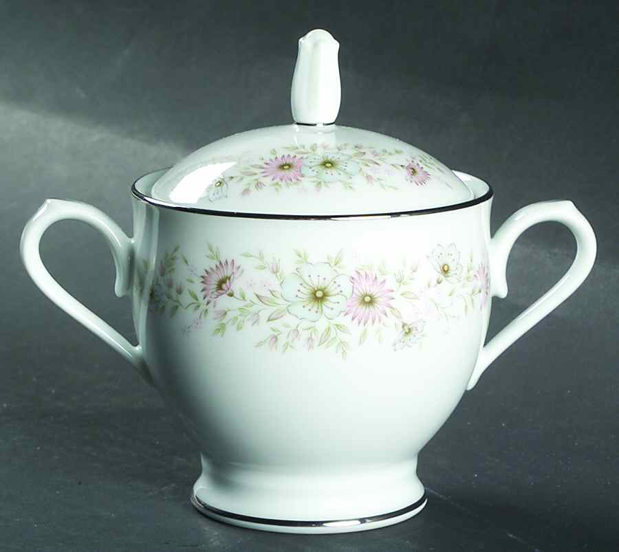Elaine Sugar Bowl & Lid by Noritake-1