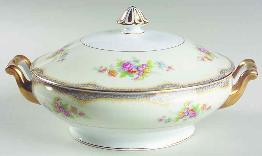 Elaine Round Covered Vegetable by Noritake-1