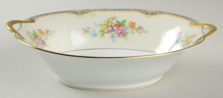 Elaine 9" Oval Vegetable Bowl by Noritake-1