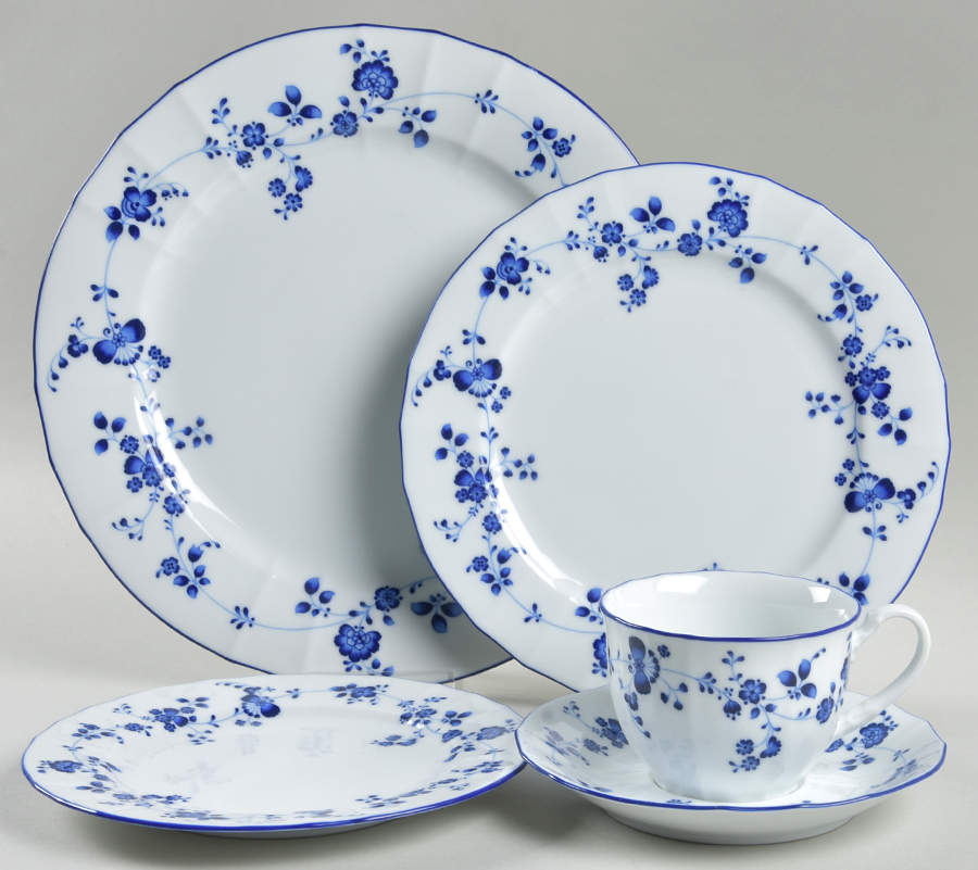 Elegance In Blue 5 Piece Place Setting by Noritake-1