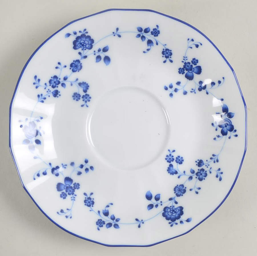 Elegance In Blue Saucer for Flat Cup by Noritake-1