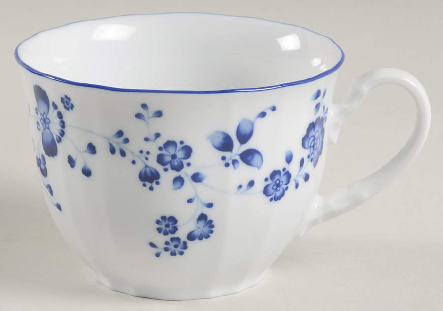 Elegance In Blue Flat Cup by Noritake-1
