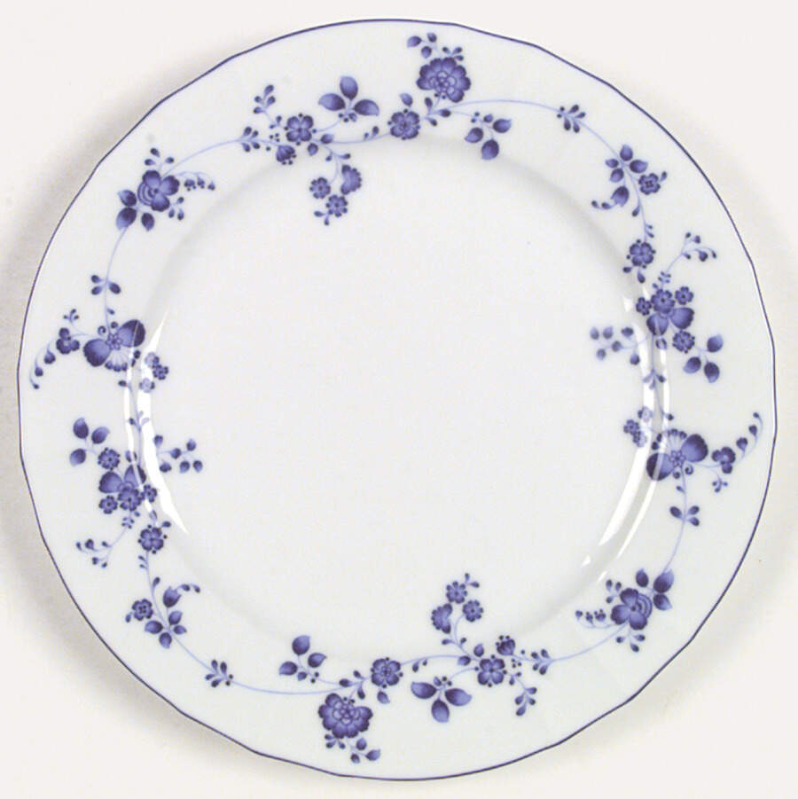 Elegance In Blue Dinner Plate by Noritake-1