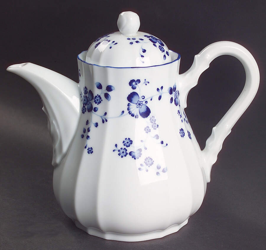 Elegance In Blue Small Coffee Pot & Lid by Noritake-1