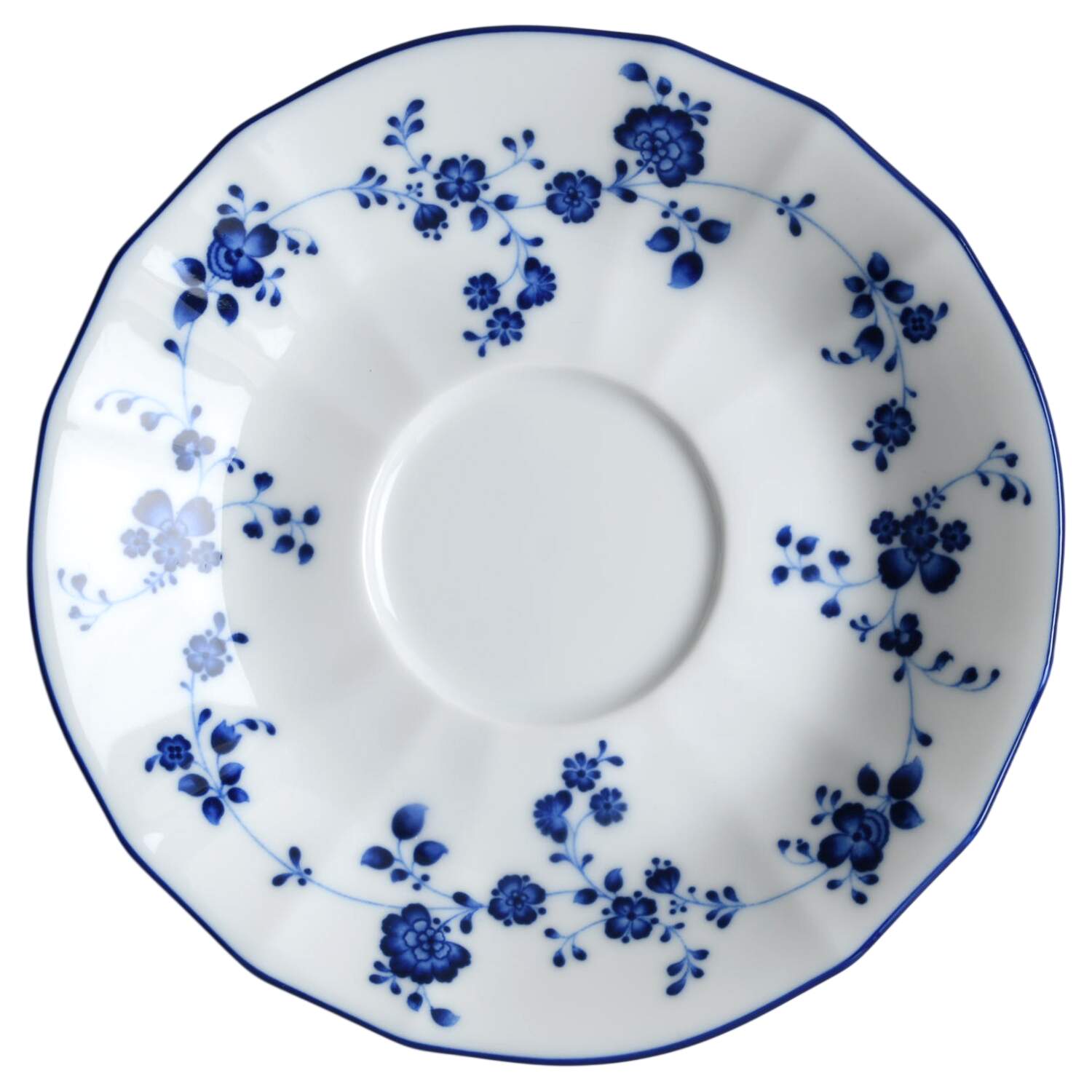 Elegance In Blue Saucer for Flat Cup by Noritake-1