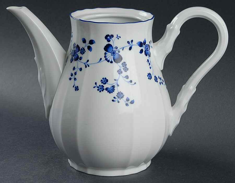 Elegance In Blue Coffee Pot No Lid by Noritake-1