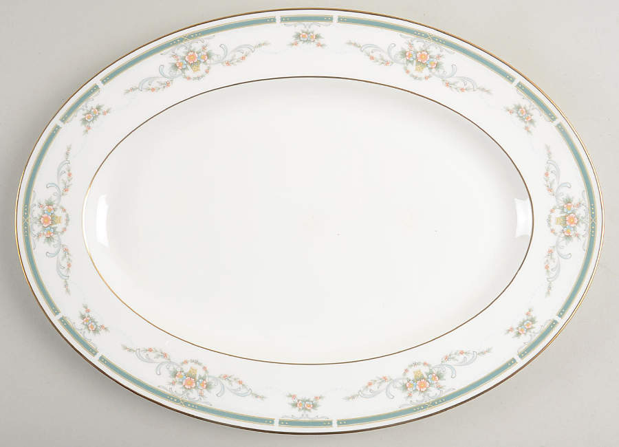 Elms Court 14" Oval Serving Platter by Noritake-1