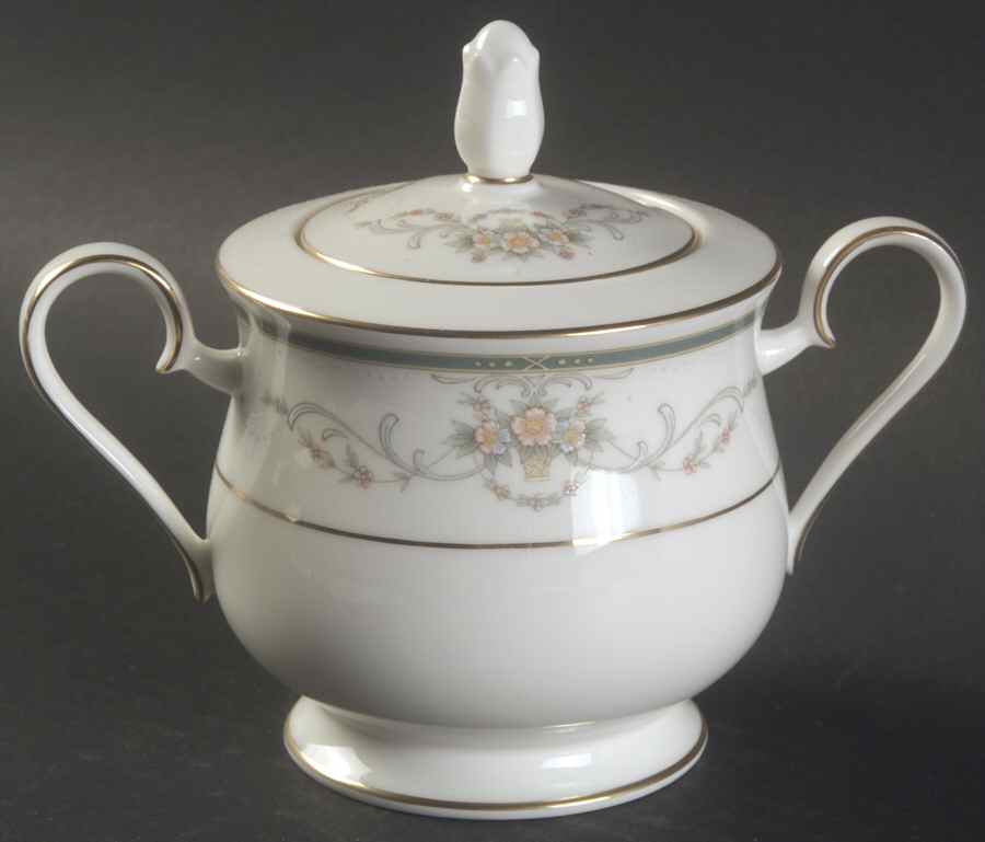 Elms Court Sugar Bowl & Lid by Noritake-1