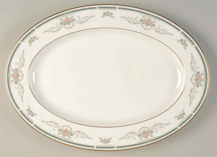 Elms Court 16" Oval Serving Platter by Noritake-1