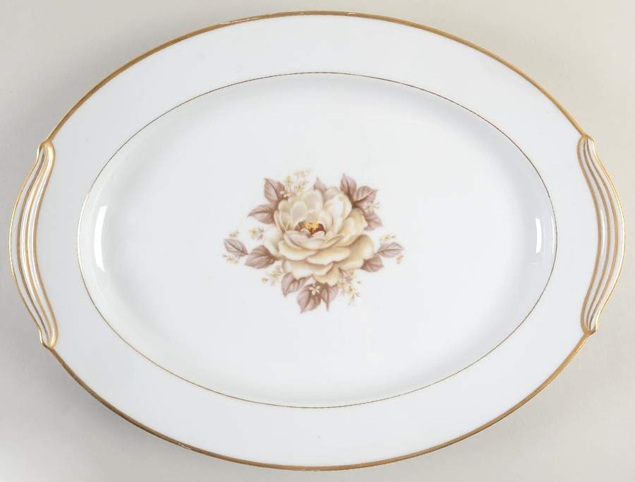 Elizabeth 16" Oval Serving Platter by Noritake-1