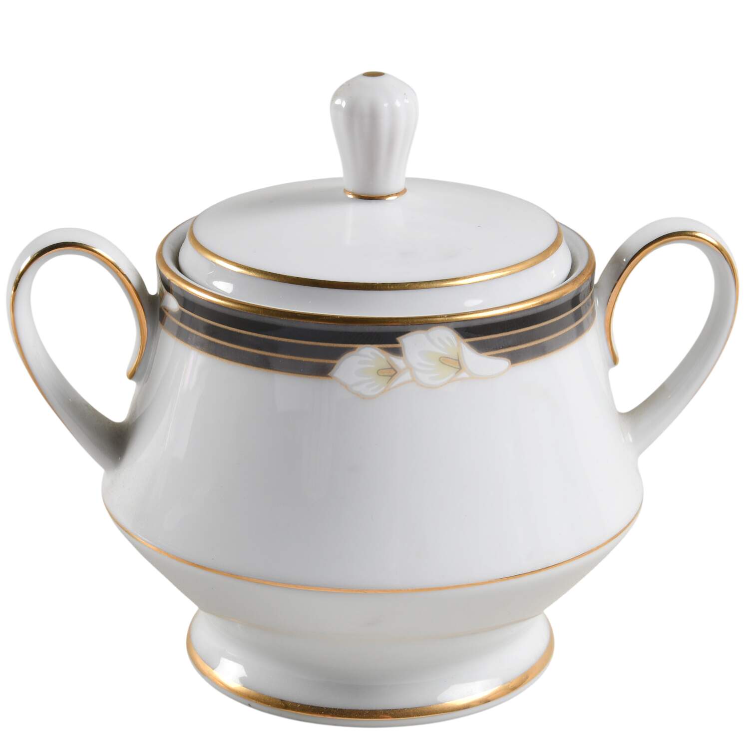 Ellington Sugar Bowl & Lid by Noritake-1