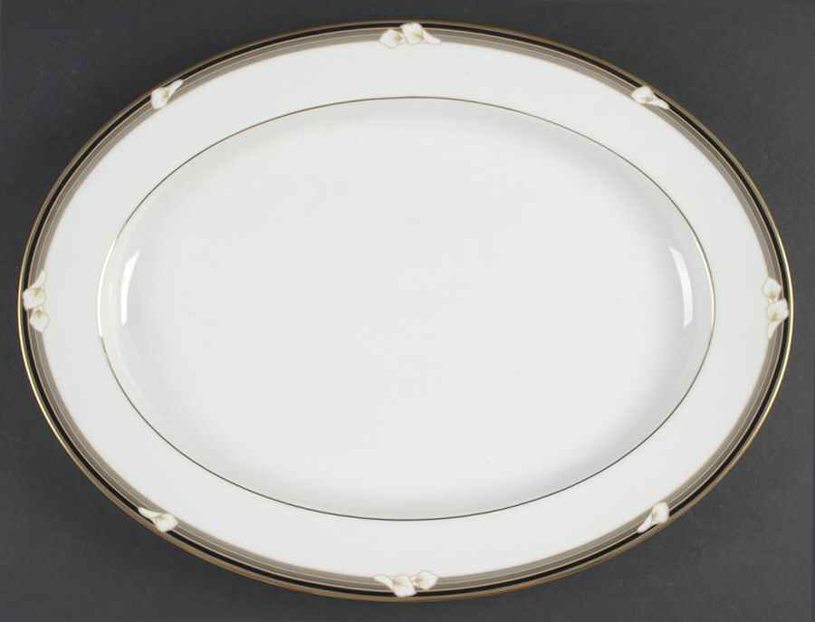 Ellington 16" Oval Serving Platter by Noritake-1