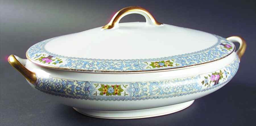 Ellrose Oval Covered Vegetable by Noritake-1