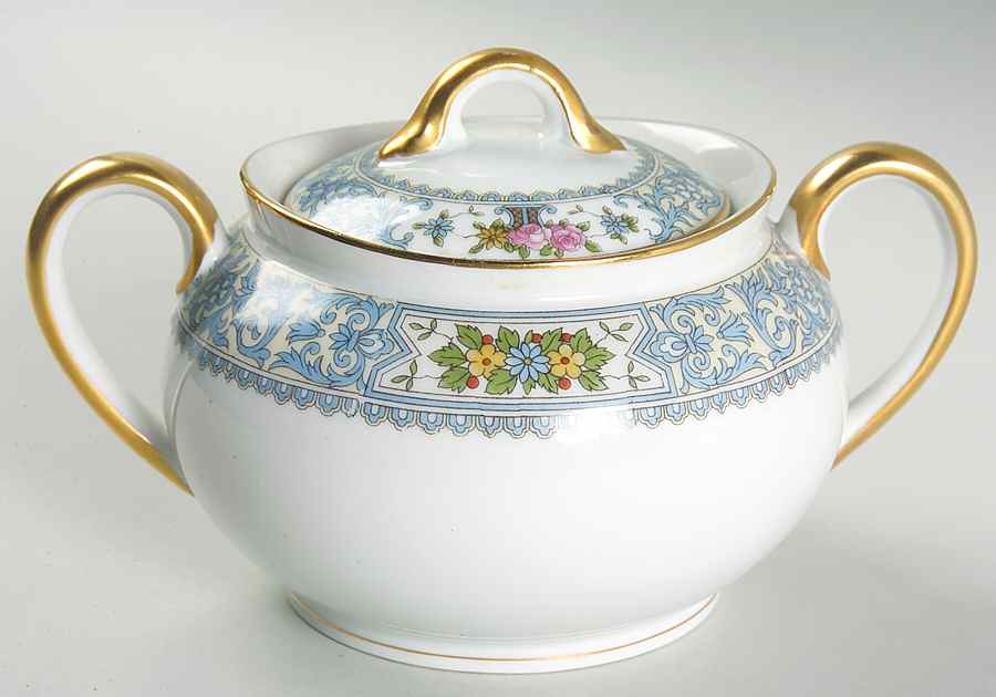 Ellrose Sugar Bowl & Lid by Noritake-1