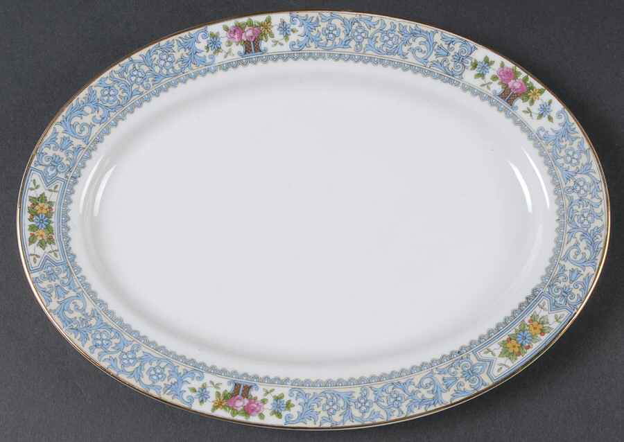 Ellrose 10" Oval Serving Platter by Noritake-1