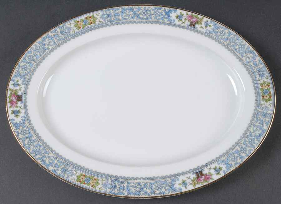 Ellrose 11" Oval Serving Platter by Noritake-1
